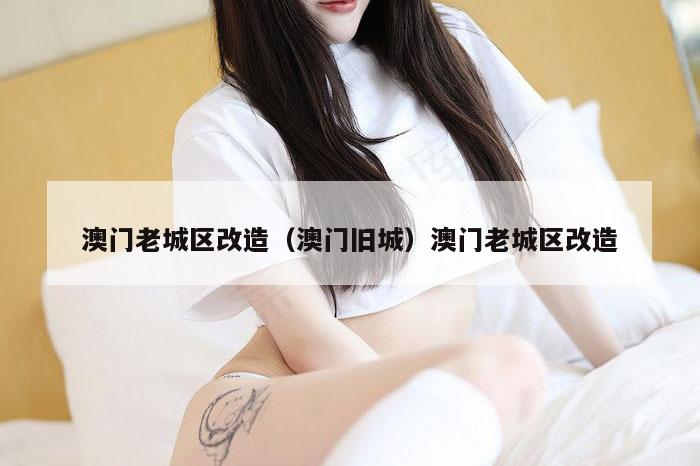 澳门老城区改造(澳门旧城)澳门老城区改造